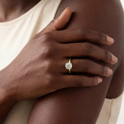 Serra Knife Edge Engagement Ring (2.5mm)