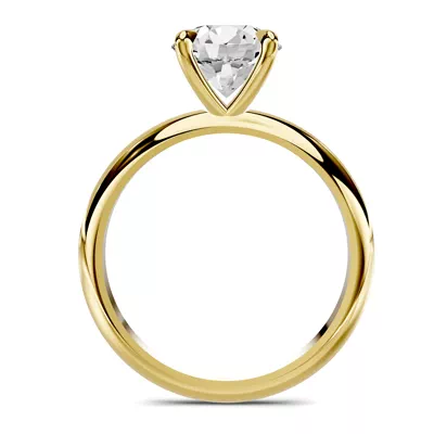 Serra Knife Edge Engagement Ring (2.5mm)