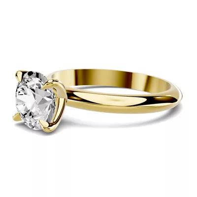 Serra Knife Edge Engagement Ring (2.5mm)