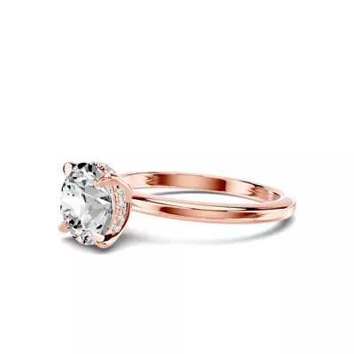 Avalon Classic Hidden Halo Engagement Ring