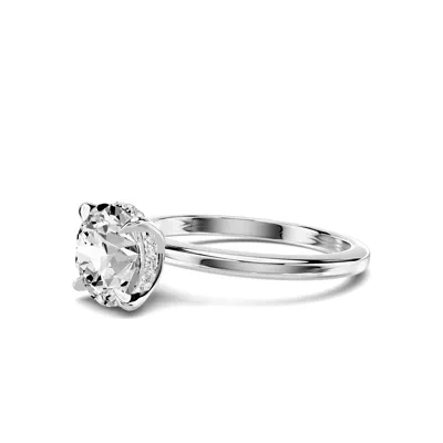 Avalon Classic Hidden Halo Engagement Ring