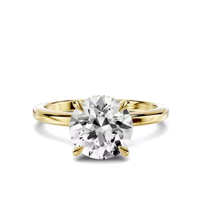 Avalon Classic Hidden Halo Engagement Ring