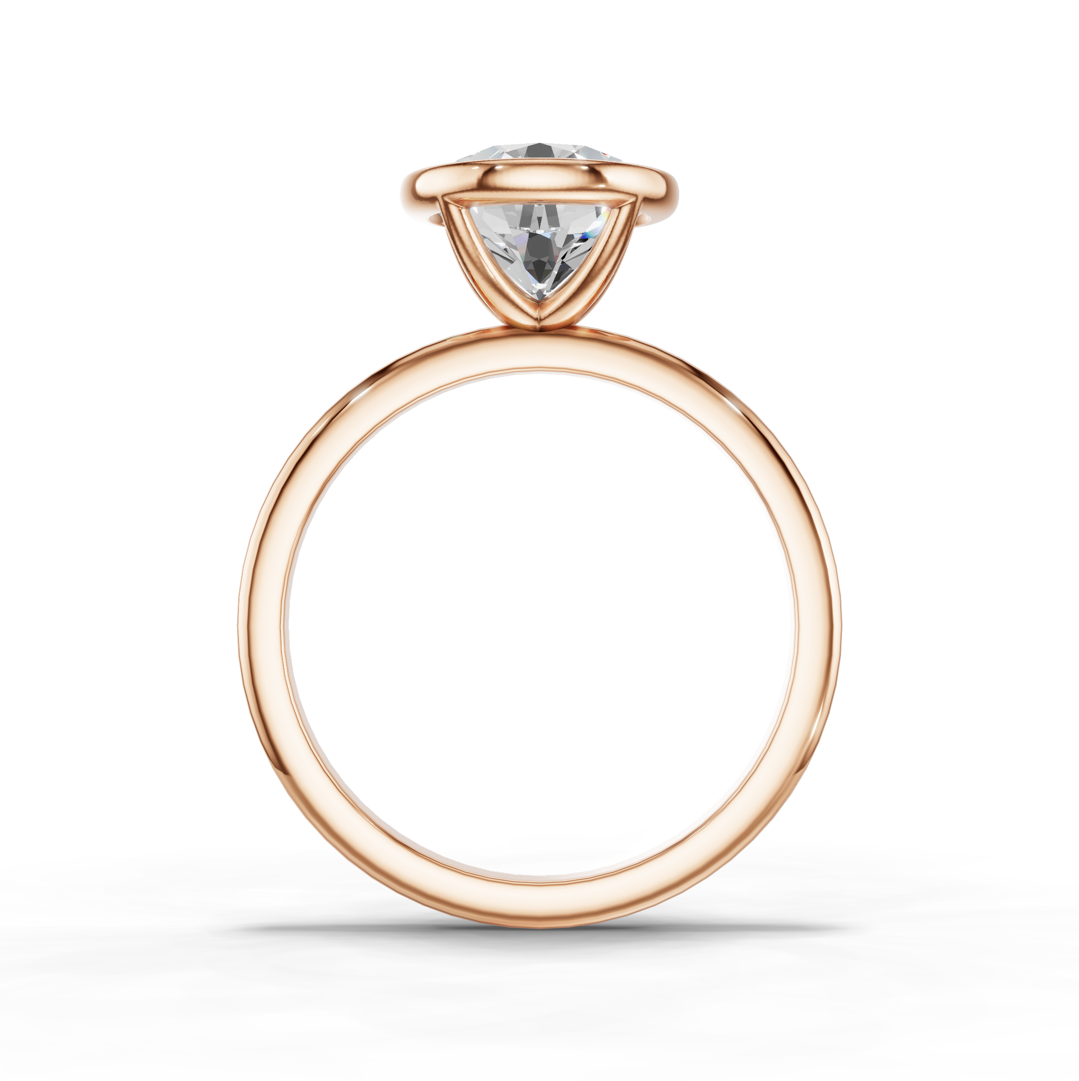 Avalon Solitaire Bezel Engagement Ring
