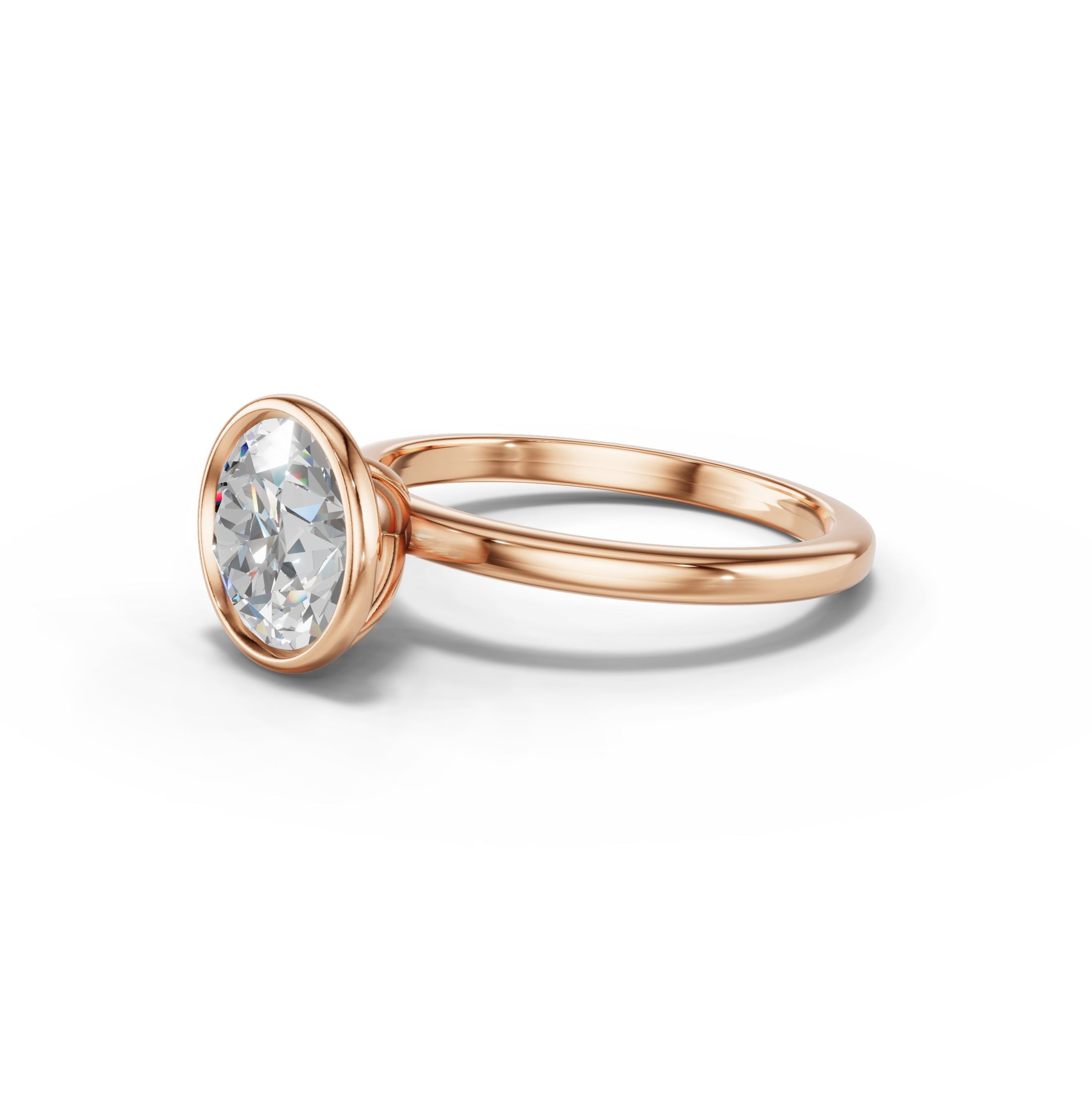 Avalon Solitaire Bezel Engagement Ring