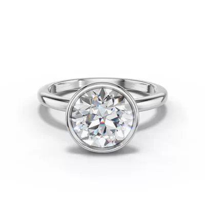 Avalon Solitaire Bezel Engagement Ring