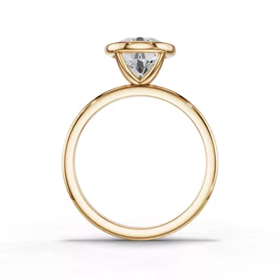 Avalon Solitaire Bezel Engagement Ring