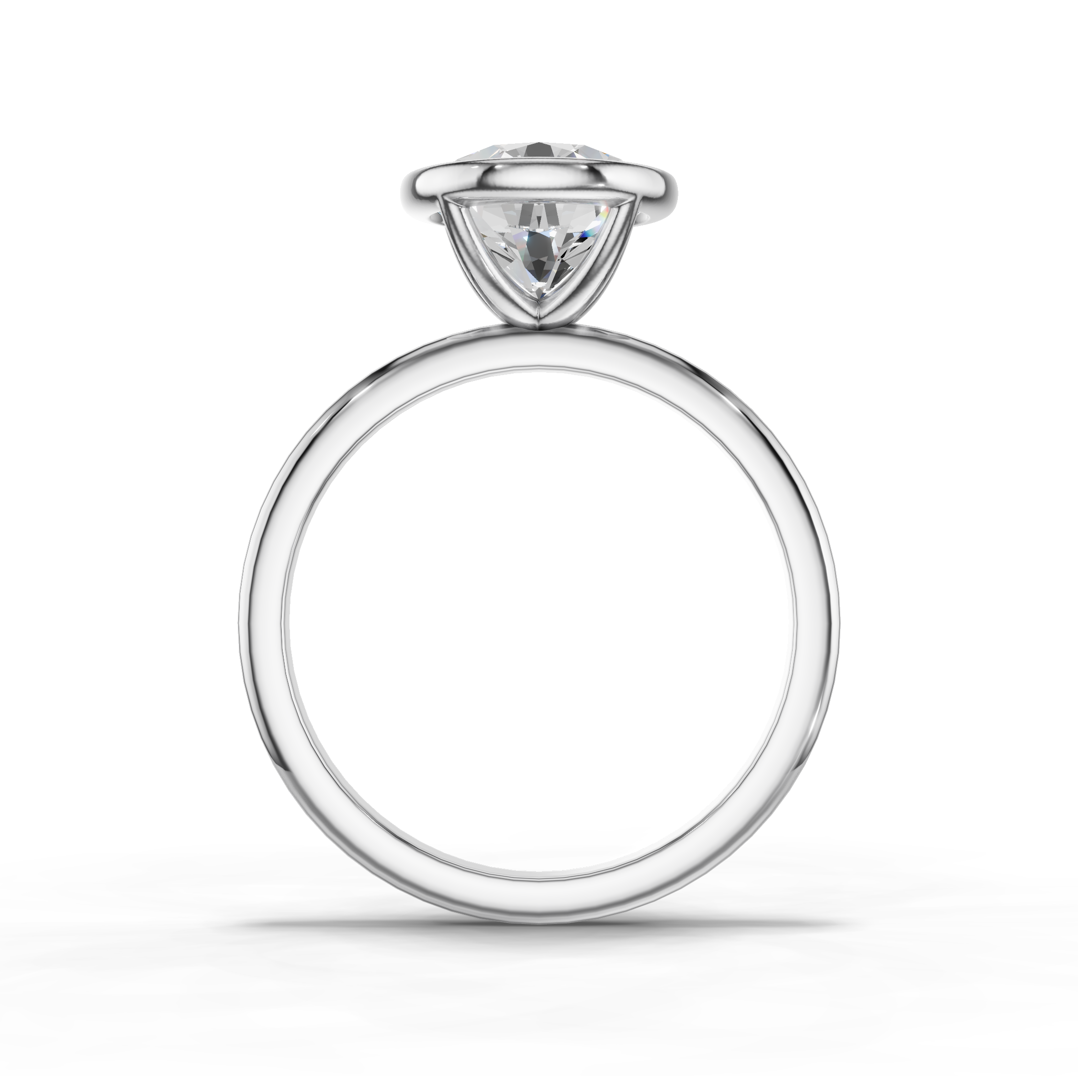 Avalon Solitaire Bezel Engagement Ring