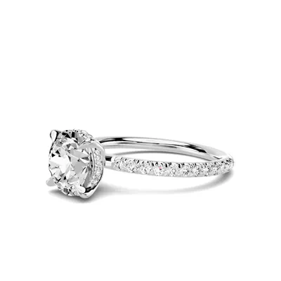 Avalon Classic Pavé Hidden Halo Engagement Ring