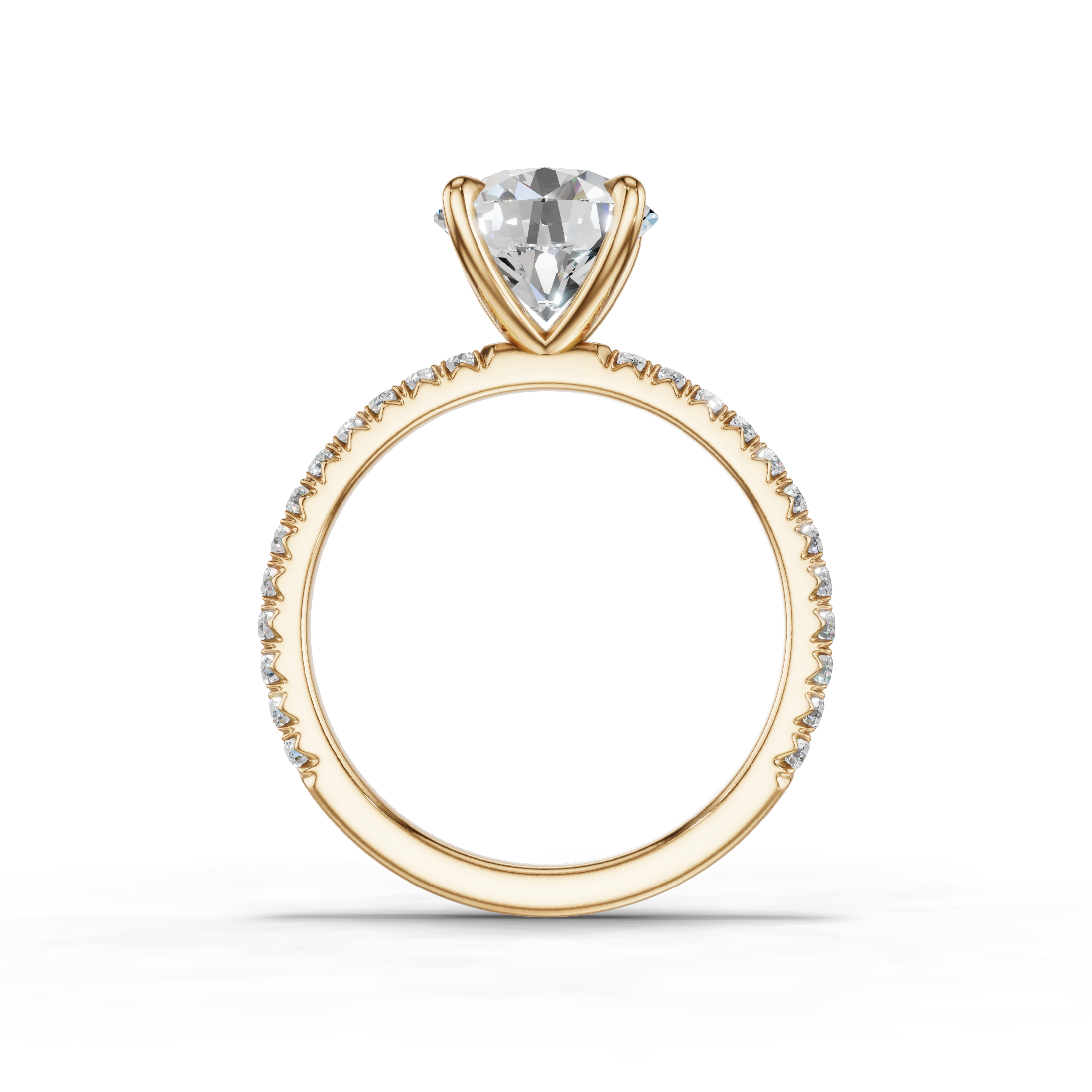 Lumina French Pavé Engagement Ring (1/3 ct. tw.)