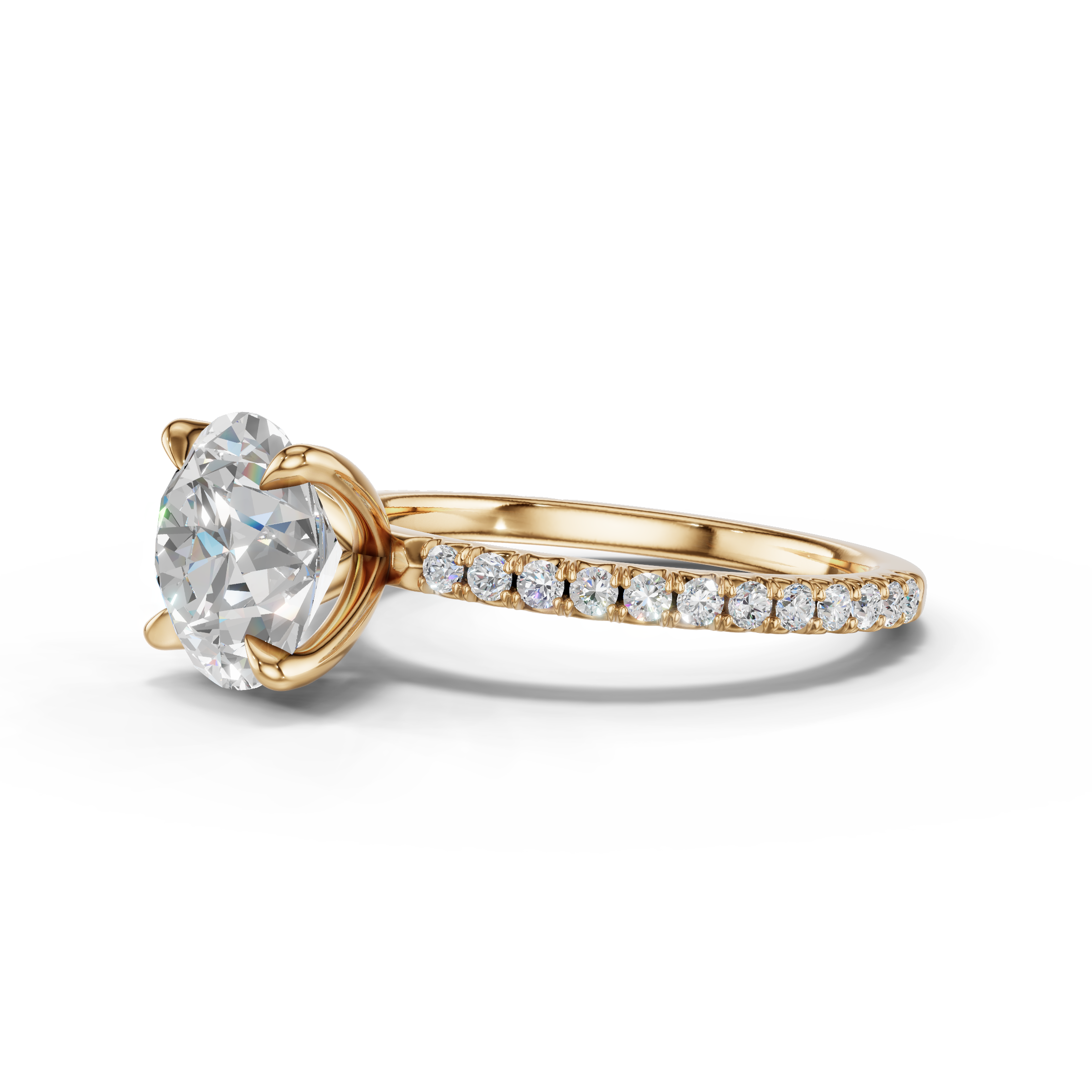 Lumina French Pavé Engagement Ring (1/3 ct. tw.)