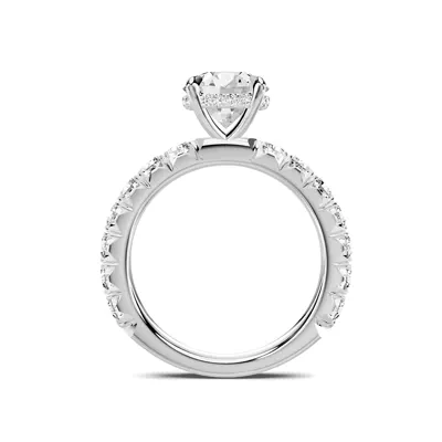 Lumina French Pavé Hidden Halo Engagement Ring (1 ct. tw.)