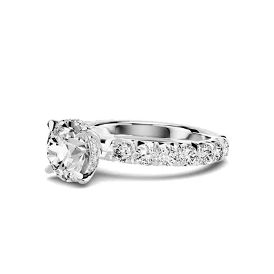 Lumina French Pavé Hidden Halo Engagement Ring (1 ct. tw.)