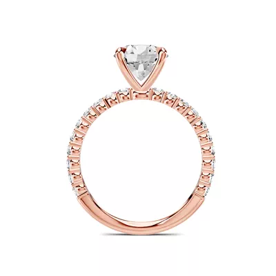 Aura Shared Prong Engagement Ring (0.50 ct. tw.)