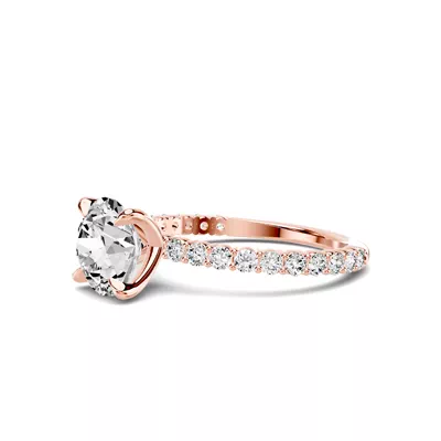 Aura Shared Prong Engagement Ring (0.50 ct. tw.)