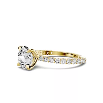 Aura Shared Prong Engagement Ring (0.50 ct. tw.)