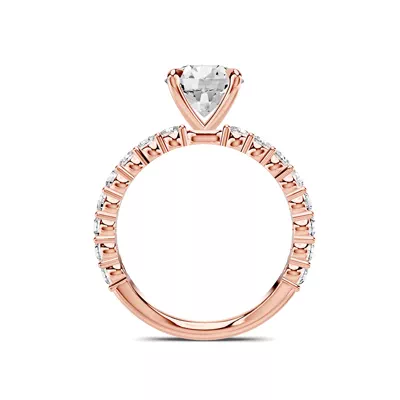 Aura Shared Prong Engagement Ring (0.75 ct. tw.)