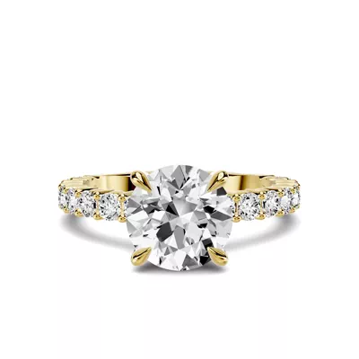 Aura Shared Prong Lab Engagement Ring (0.75 ct. tw.)
