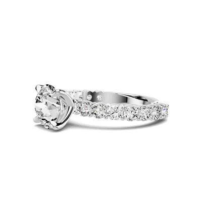 Aura Shared Prong Engagement Ring (1.00 ct. tw.)
