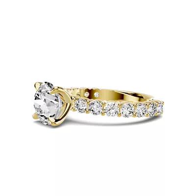 Aura Shared Prong Lab Engagement Ring (1.00 ct. tw.)