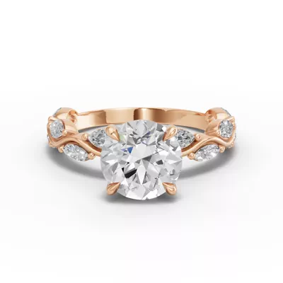 Edera Marquise Lab Diamond Engagement Ring