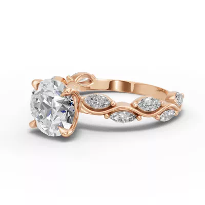 Edera Marquise Lab Diamond Engagement Ring