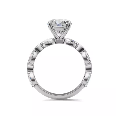 Edera Marquise Diamond Engagement Ring