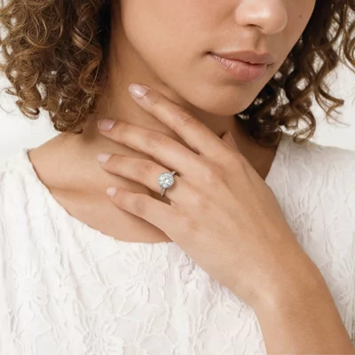 Stellora Bezel Engagement Ring