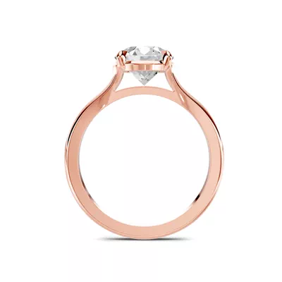 Stellora Grand Taper Bezel Engagement Ring
