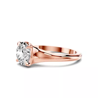 Stellora Grand Taper Bezel Engagement Ring