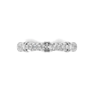 Bamboo Pavé Diamond Band