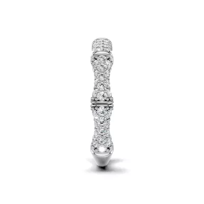 Bamboo Pavé Diamond Band