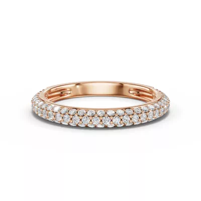 Selora Rolled Pavé Band