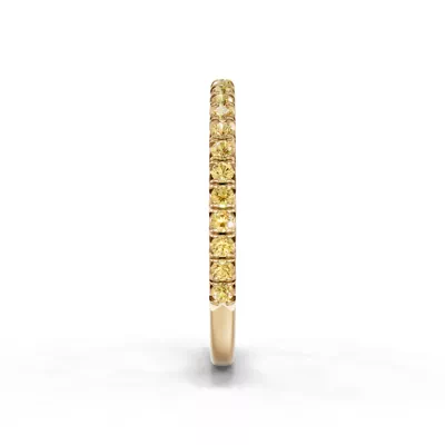 Lumina Fancy Yellow Lab Diamond French Pavé Band (1/3 ct. tw.)