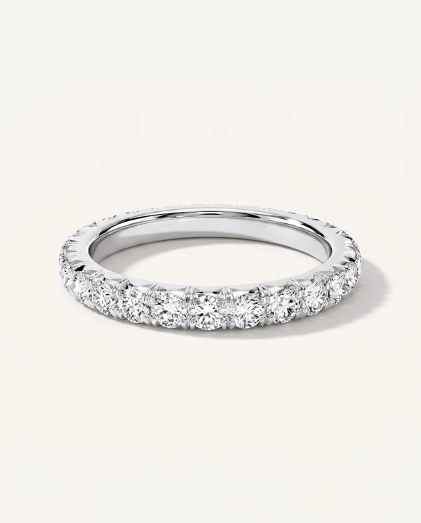 Women’s Wedding Ring Lumina French Pavé Eternity Lab Band (1.20 ct. tw.)