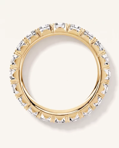 Lumina French Pavé Eternity Lab Band (2 ct. tw.)