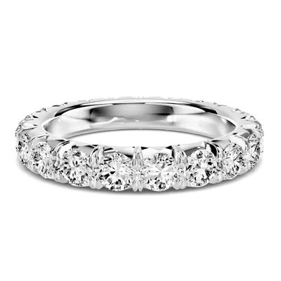 Lumina French Pavé Eternity Lab Band (2 ct. tw.)
