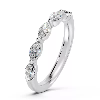Marquise Five-Stone Lab Diamond Band (0.50 ct. tw.)