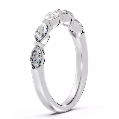 Marquise Five-Stone Lab Diamond Band (0.50 ct. tw.)