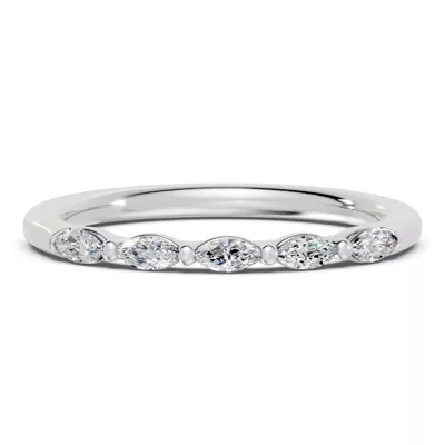 Marquise Five-Stone Lab Diamond Band (0.25 ct. tw.)