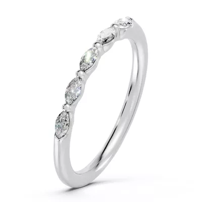 Marquise Five-Stone Lab Diamond Band (0.25 ct. tw.)