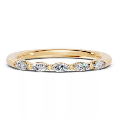 Marquise Five-Stone Lab Diamond Band (0.25 ct. tw.)
