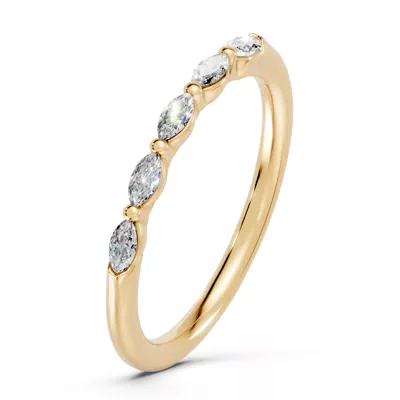 Marquise Five-Stone Lab Diamond Band (0.25 ct. tw.)