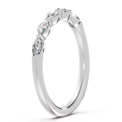 Marquise Five-Stone Lab Diamond Band (0.30 ct. tw.)