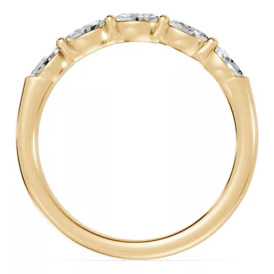 Marquise Five-Stone Lab Diamond Band (0.30 ct tw)