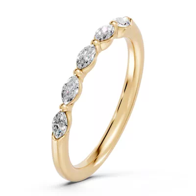 Marquise Five-Stone Lab Diamond Band (0.30 ct tw)