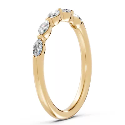 Marquise Five-Stone Lab Diamond Band (0.30 ct tw)