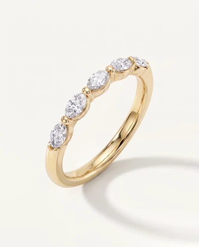 Marquise Five-Stone Lab Diamond Band (0.30 ct. tw.)