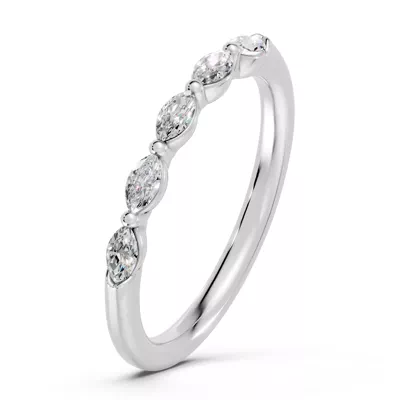 Marquise Five-Stone Lab Diamond Band (0.30 ct. tw.)