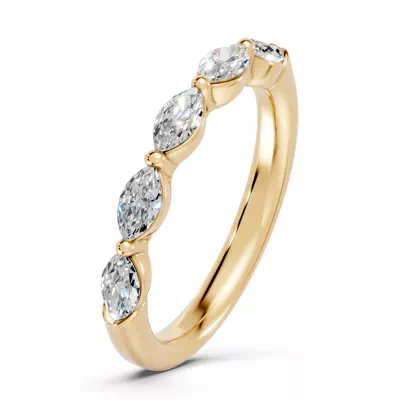Marquise Five-Stone Lab Diamond Band (0.75 ct. tw.)