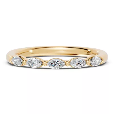 Marquise Five-Stone Lab Diamond Band (0.75 ct tw)